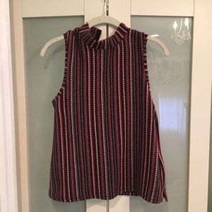 Anthropology striped tank top